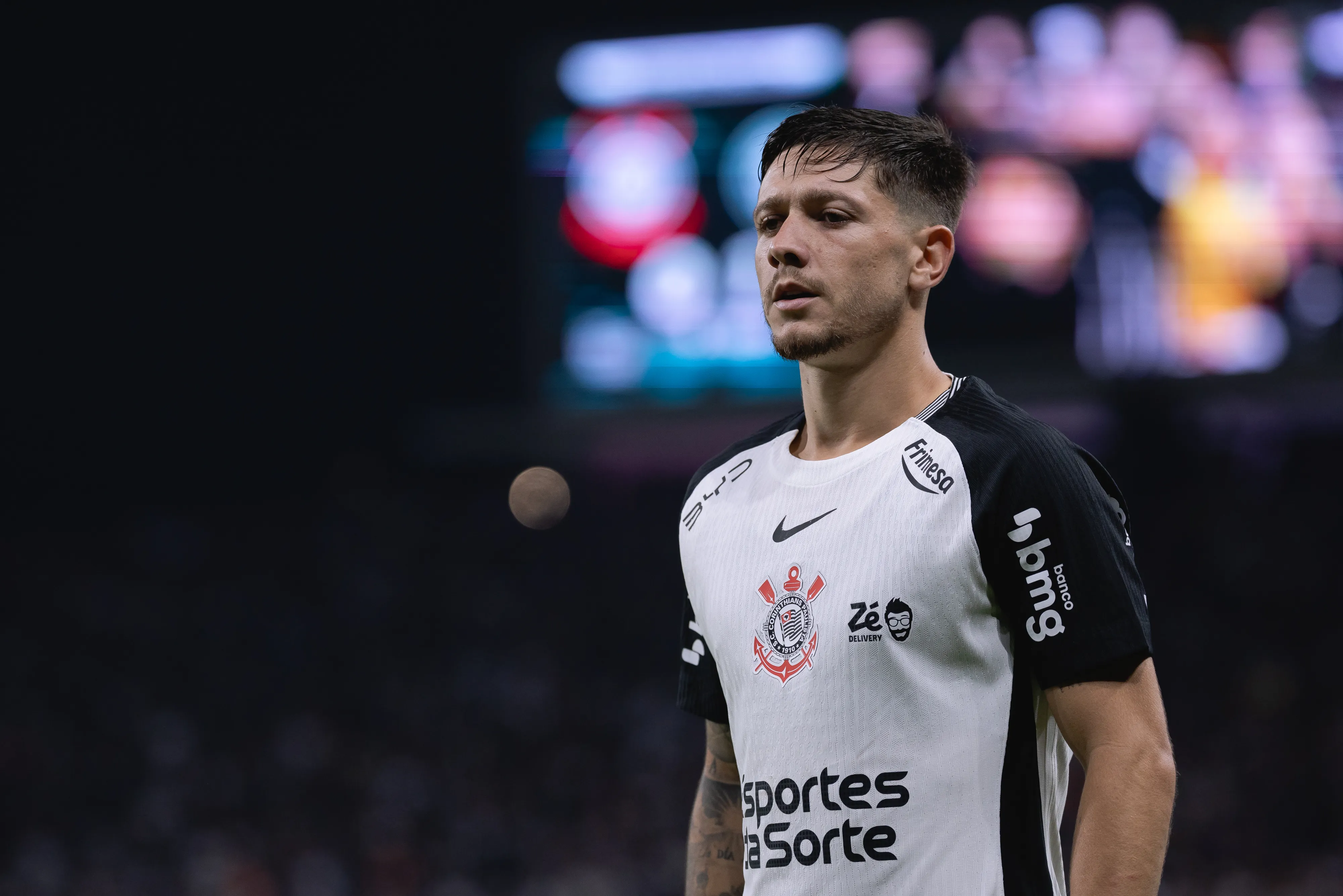 Garro em partida pelo Timão. Foto: Ettore Chiereguini/AGIF