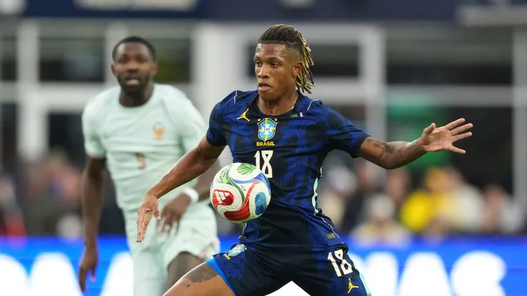 Danilo pela Seleção Brasileira. (Photo by Michael Owens/Getty Images)