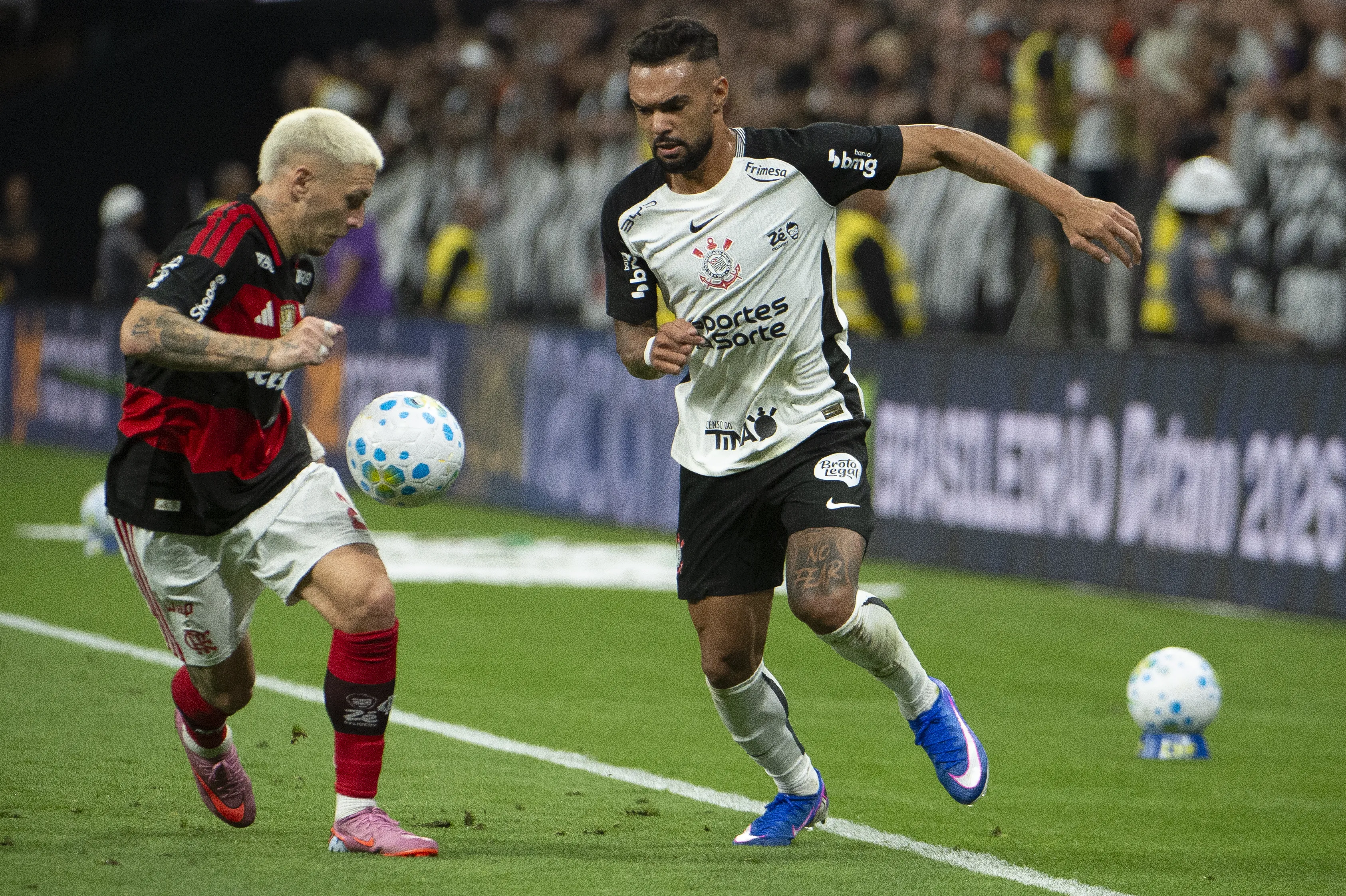 Corinthians vem de empate com o Flamengo pelo Brasileirão, em casa. Foto: Anderson Romão/AGIF