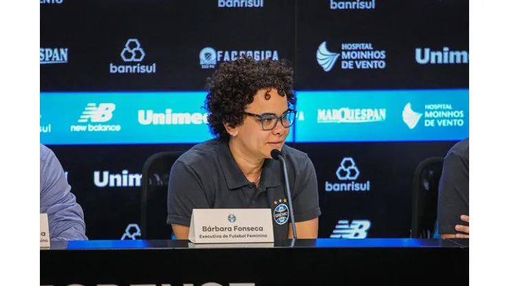 Bárbara Fonseca, dirigente do Grêmio. Foto: Caroline Martins/Grêmio
