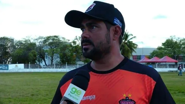 Técnico do Mixto-PB. Foto: Reprodução/Jornal da Paraíba