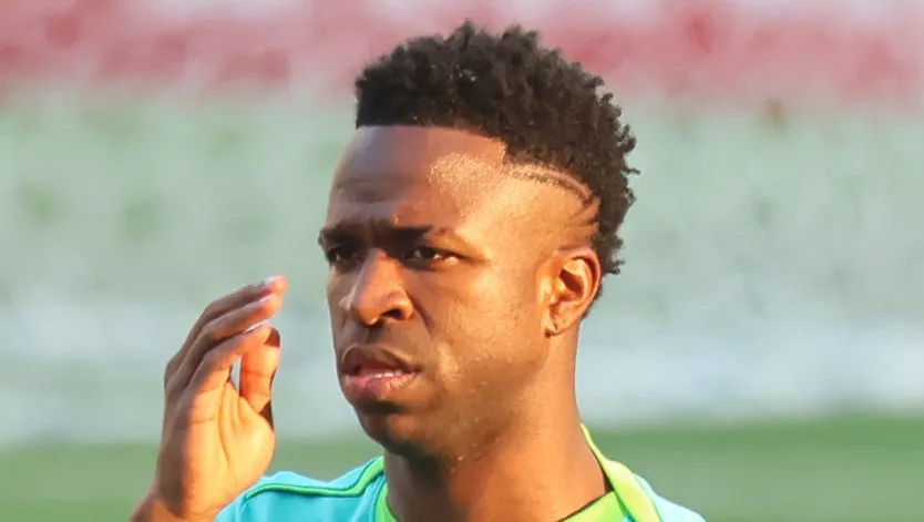 Vinicius Jr jogador do Selecao Brasileira durante treino no estadio Mangueirao. Foto: Fernando Torres/AGIF