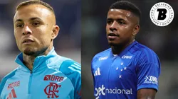 Especulado no Cruzeiro, Cebolinha tem números melhores que Arroyo - Foto: Joisel Amaral/AGIF e Gilson Lobo/AGIF