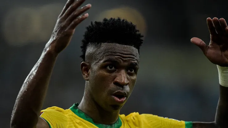 Vini Jr. jogador do Brasil durante partida contra o Chile no estadio Maracana pelo campeonato Eliminatorias Copa do Mundo 2022. Foto: Thiago Ribeiro/AGIF