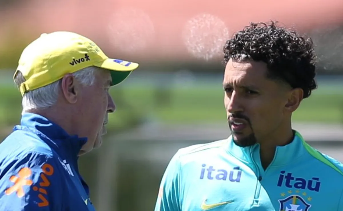 Ancelotti tem retorno de Marquinhos e faz cinco mudanças na escalação da Seleção Brasileira