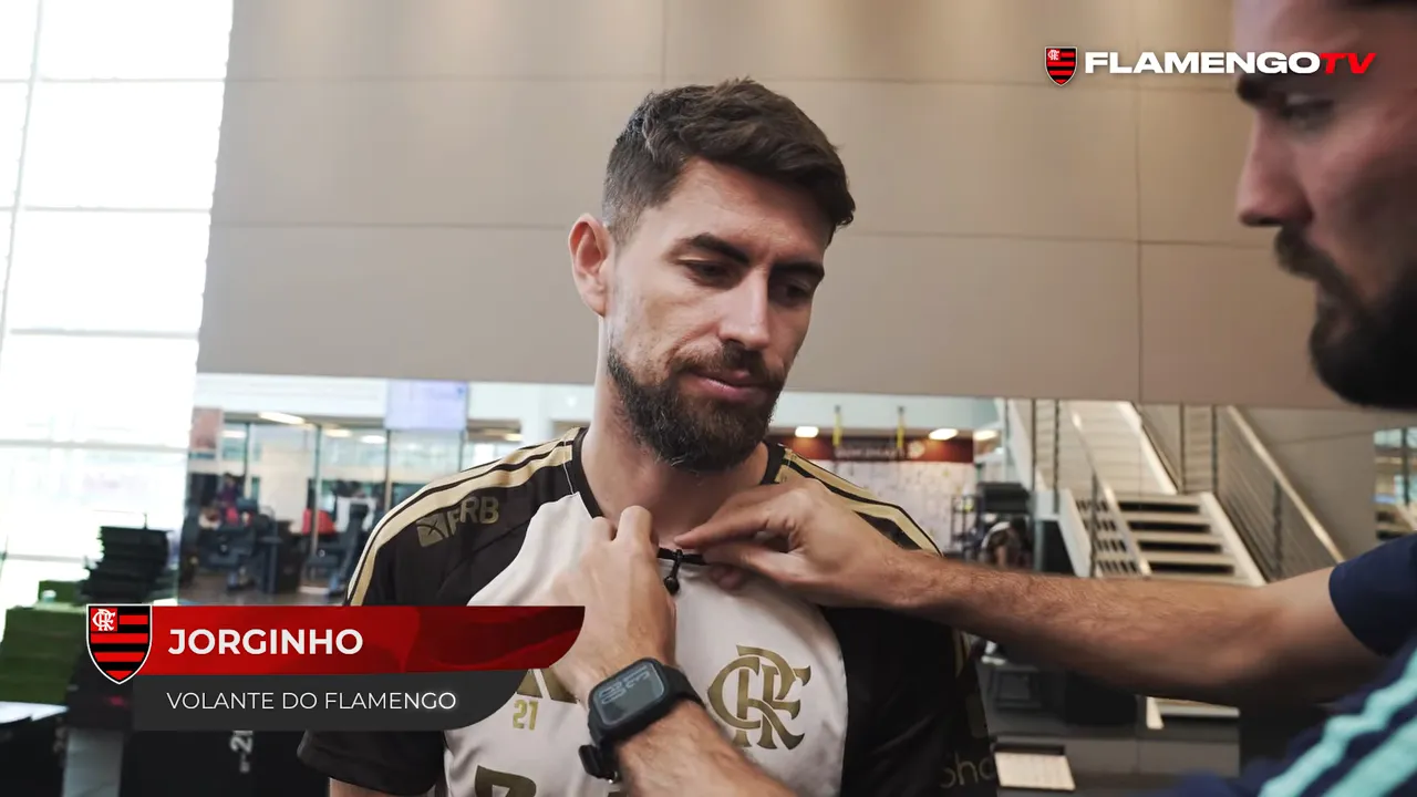 Jorginho revelou bastidores dos trabalhos do Flamengo – Reprodução/Flamengo TV