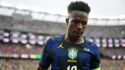 Vinicius Jr teve atuação apagada contra a França. Foto: Michael Owens/Getty Images