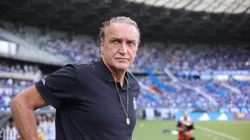 Cuca na partida entre Cruzeiro x Santos