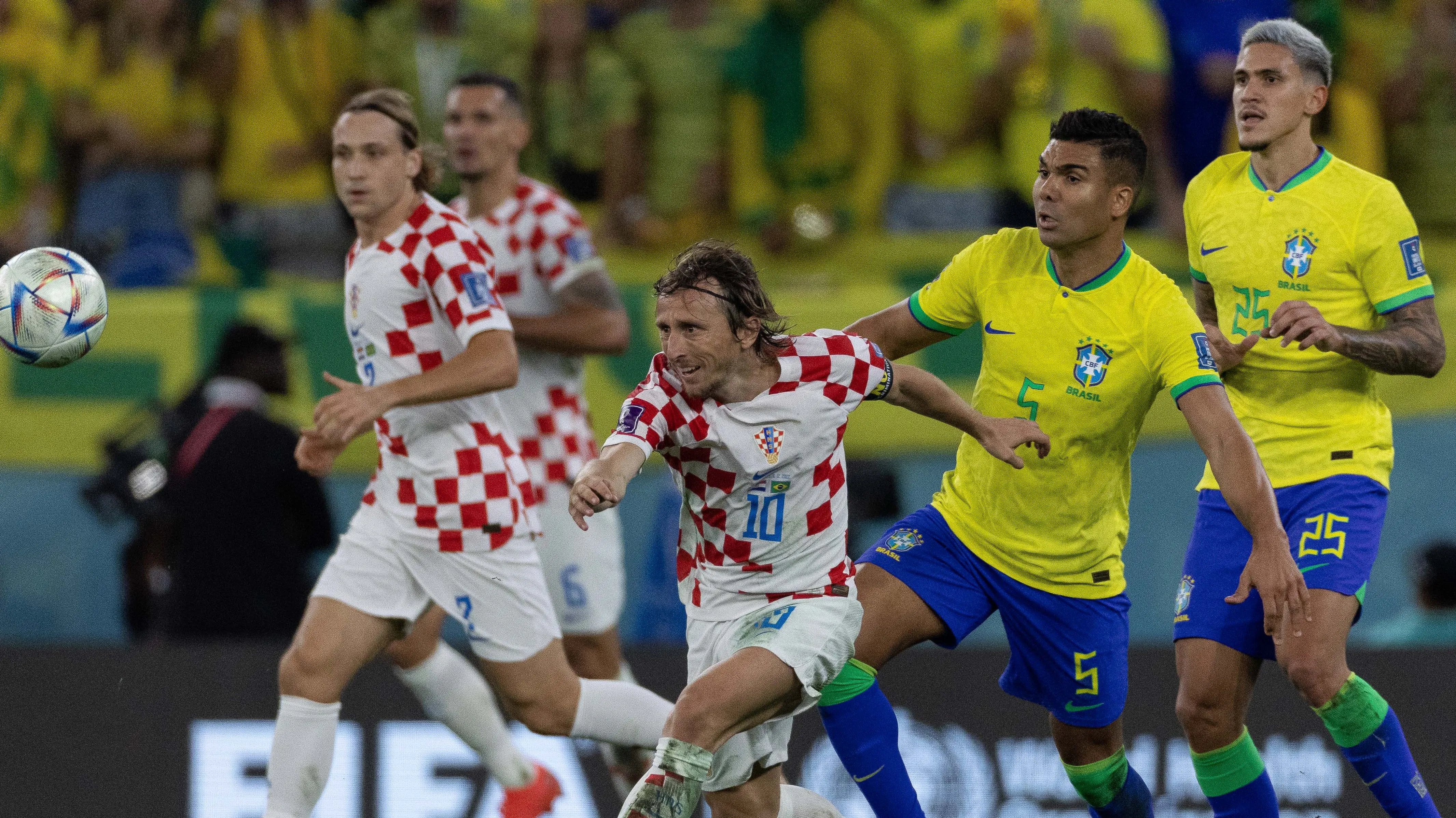 Brasil X Croácia. Foto: Pedro Martins/AGIF