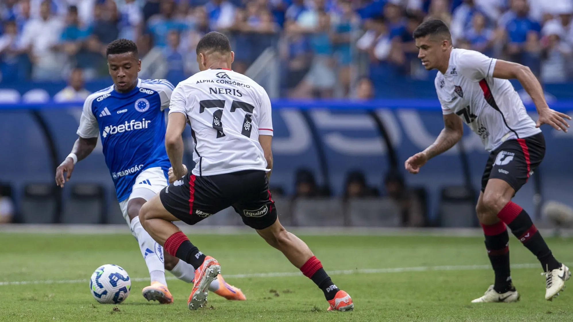 Cruzeiro X Vitória. Foto: Fernando Moreno/AGIF
