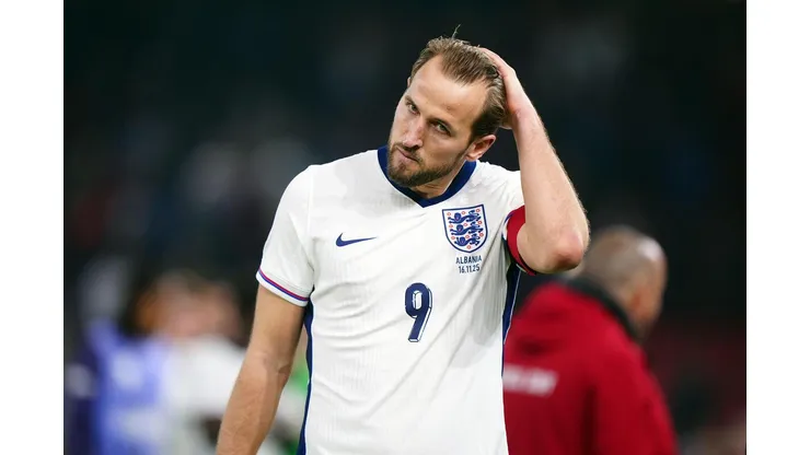Harry Kane, da Inglaterra, apos o apito final na partida das Eliminatorias Europeias para a Copa do Mundo da FIFA Contributor: PA Images