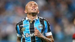 Everton Cebolinha na época que vestia a camisa gremista. Foto: Lucas Uebel/Getty Images