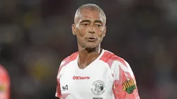 Romario jogador do time Branco durante partida contra o time vermelho no estadio Maracana pelo Jogo das Estrelas - Zico All Star Game 2025