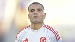 Mercado jogador do Internacional durante partida contra o Fluminense no estadio Maracana pelo campeonato Brasileiro A 2025.