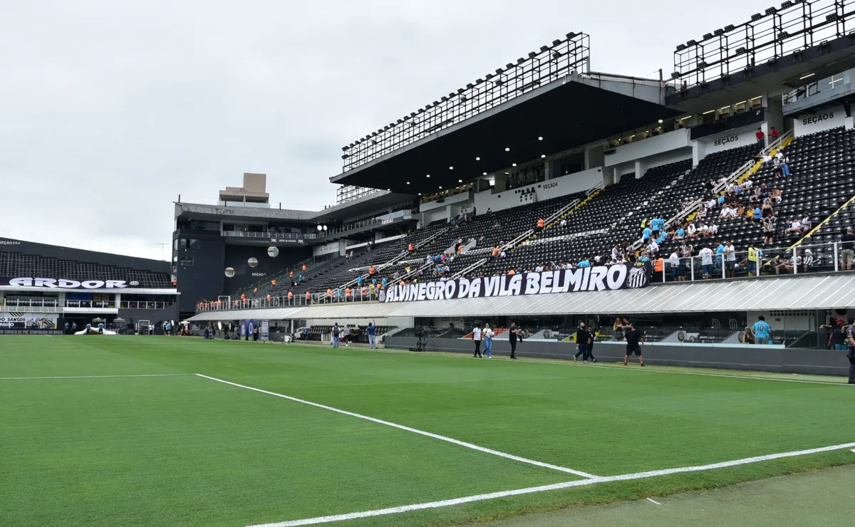 Vila Belmiro passa por reformas e Santos prepara modernização para a Copa Sul-Americana