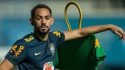 Matheus Cunha em treino da Seleção Brasileira - Foto: Ricardo Nogueira/CBF