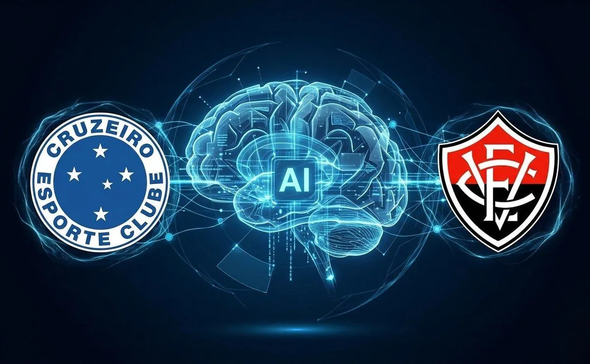 Inteligência Artificial se antecipa em previsão para Cruzeiro x Vitória e crava placar exato: “2 a 0”