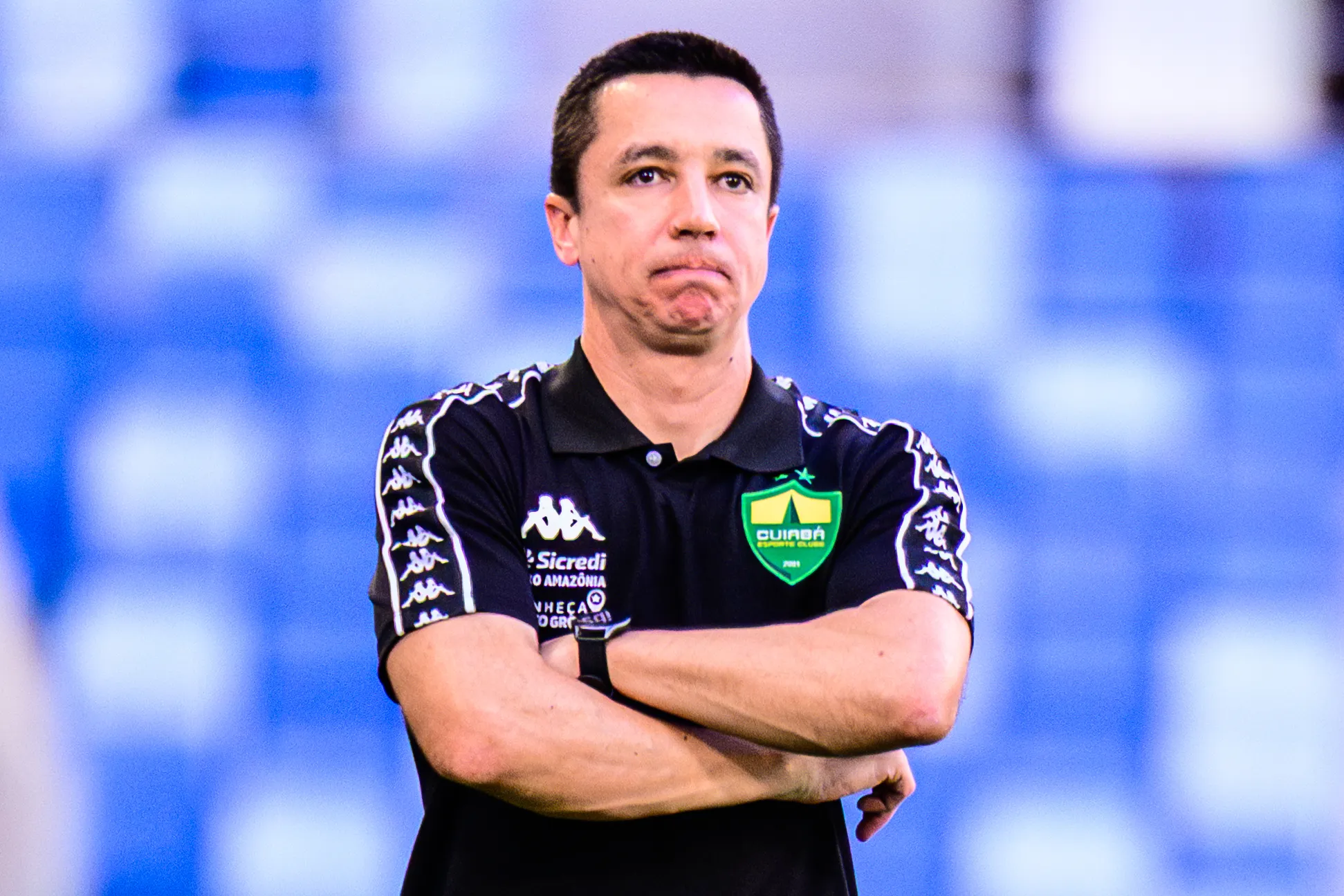 Eduardo Barros tecnico do Cuiaba durante partida contra o Criciuma no estadio Arena Pantanal pelo campeonato Brasileiro B 2025. Foto: Francisco Alves/AGIF