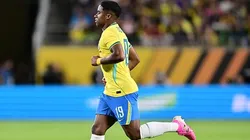 Endrick foi destaque em Brasil x Croácia. Foto: Julio Aguilar/Getty Images