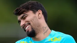 - Lucas Paquetá durante treino pela Seleção Brasileira