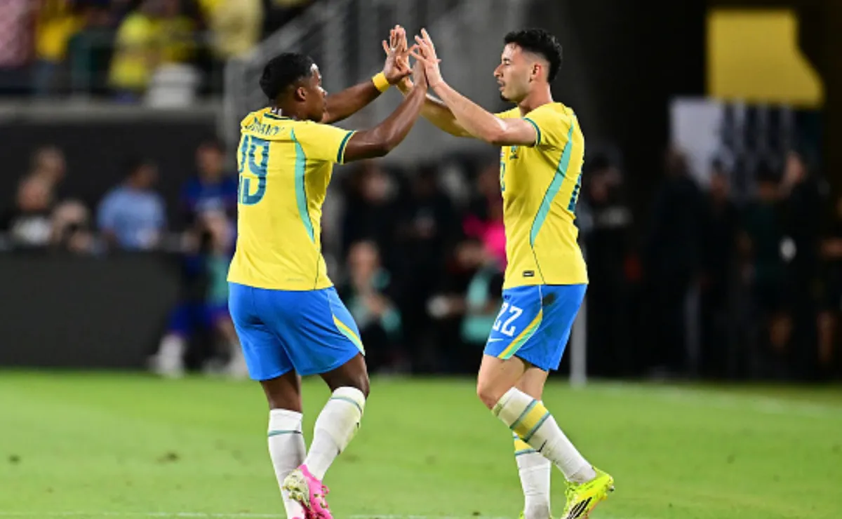 Endrick supera Martinelli e Vini Jr em eficiência e ganha força na Seleção Brasileira