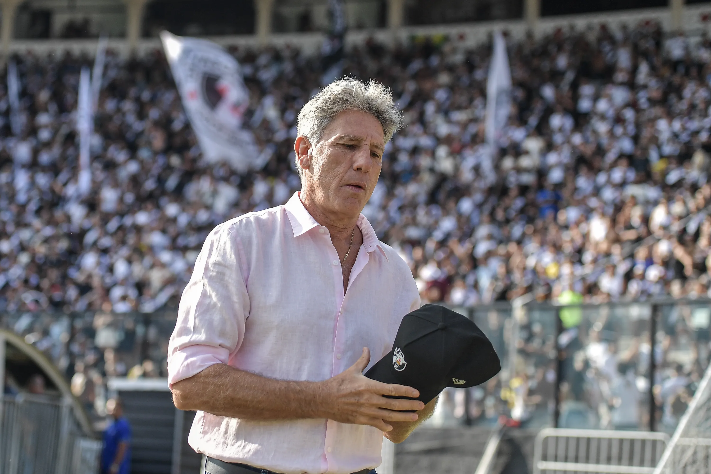 RJ – RIO DE JANEIRO – 22/03/2026 – BRASILEIRO A 2026, VASCO X GREMIO – Renato Gaucho tecnico do Vasco durante partida contra o Gremio no estadio Sao Januario pelo campeonato Brasileiro A 2026. Foto: Thiago Ribeiro/AGIF