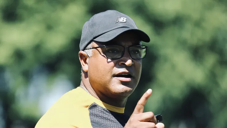 Roger durante treinamento do SPFC