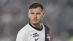 Hugo Moura jogador do Vasco durante partida contra o Palmeiras no estadio Sao Januario pelo campeonato.