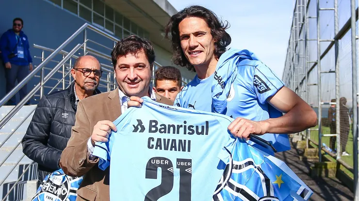 Grêmio tentou fechar com Cavani - Foto: Lucas Uebel/Grêmio.