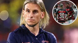 Beccacece, técnico do Equador, defendeu estilo 'rebelde' de Plata em meio a crise no Flamengo - Fotos: Franklin Jacome/Getty Images e Wagner Meier/Getty Images