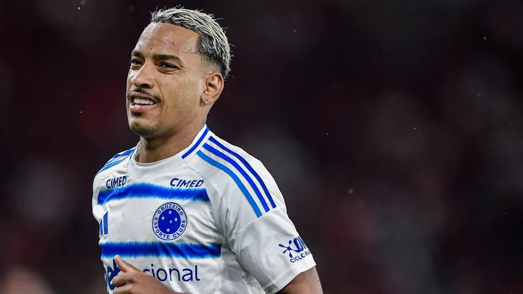 Matheus Pereira jogador do Cruzeiro durante partida contra o Flamengo. Foto: Thiago Ribeiro/AGIF