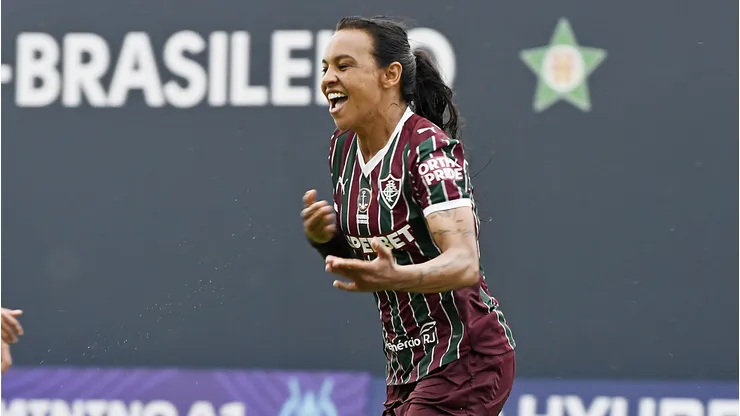 Raquel Fernandes celebra gol contra Juventude - Foto: Maílson Santana/Fluminense