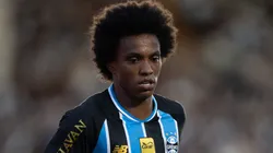 Willian jogador do Gremio durante partida contra o Vasco no estadio Sao Januario pelo campeonato Brasileiro A 2026. Foto: Jorge Rodrigues/AGIF