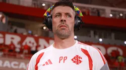 Paulo Pezzolano durante o confronto entre Internacional e São Paulo