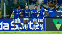Kaio Jorge jogador do Cruzeiro comemora seu gol durante partida contra o Vitoria. Foto: Fernando Moreno/AGIF
