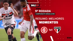 São Paulo e Inter empatam no Beira-Rio. Foto: Maxi Franzoi/AGIF