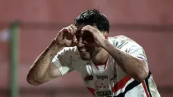 Calleri chegou aos 10 gols na temporada. Foto: Marcello Zambrana/AGIF