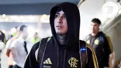 Erick Pulgar jogador do Flamengo durante viagem com o elenco para Bragança Paulista