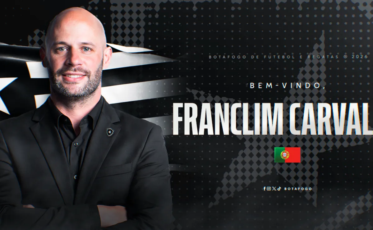 Botafogo anuncia Franclim Carvalho, ex-auxiliar de Artur Jorge, como novo técnico até dezembro de 2027