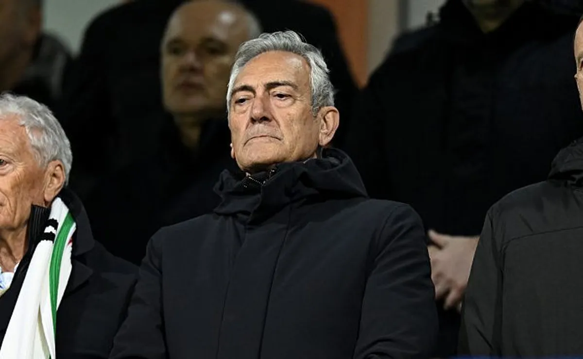 Presidente da federação da Itália, Gabriele Gavina, renuncia após seleção ficar fora da Copa