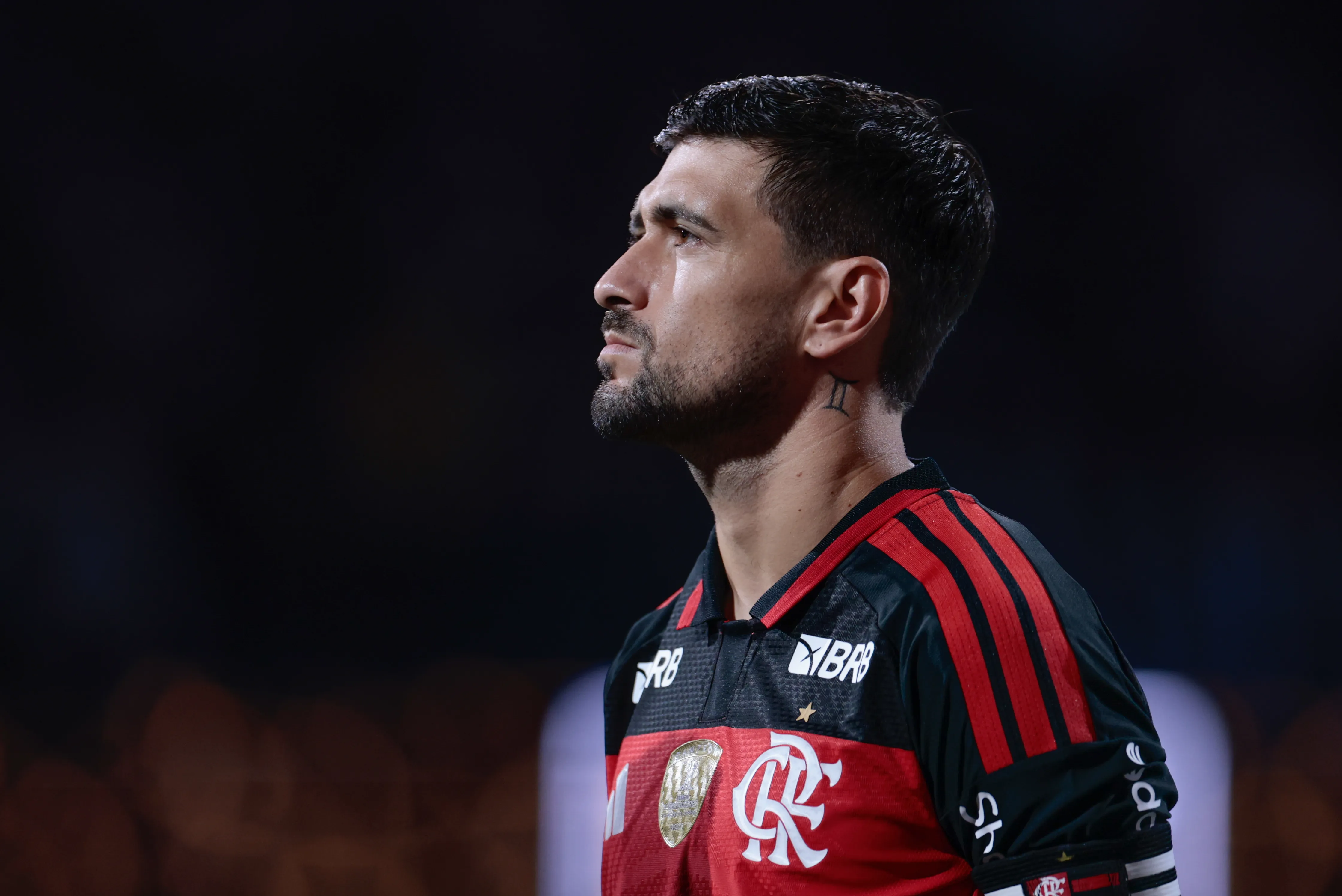 SP – SAO PAULO – 22/03/2026 – BRASILEIRO A 2026, CORINTHIANS X FLAMENGO – Arrascaeta jogador do Flamengo durante partida contra o Corinthians no estadio Arena Corinthians pelo campeonato Brasileiro A 2026. Foto: Marcello Zambrana/AGIF