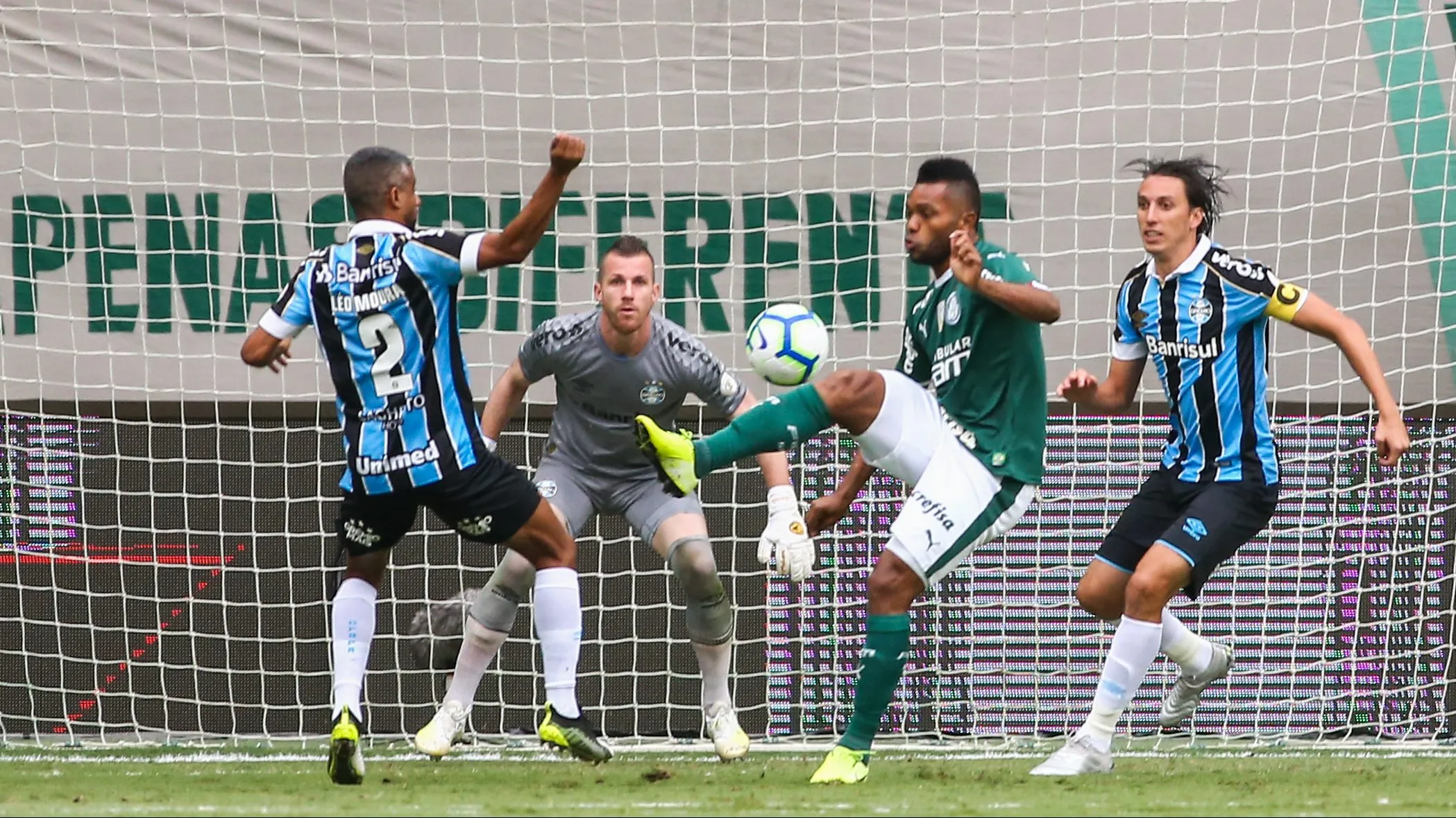 Palmeiras e Grêmio em 2019. Foto: Marcello Zambrana/AGIF