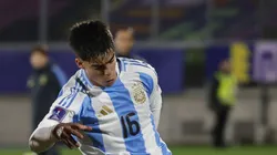 Teo Rodríguez em campo pela Seleção da Argentina. Foto: IMAGO / Photosport.