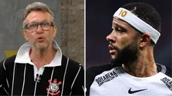 Neto pegou pesado com Memphis Depay - Foto Neto: Reprodução Band - Foto Memphis Depay: Fabio Giannelli/AGIF