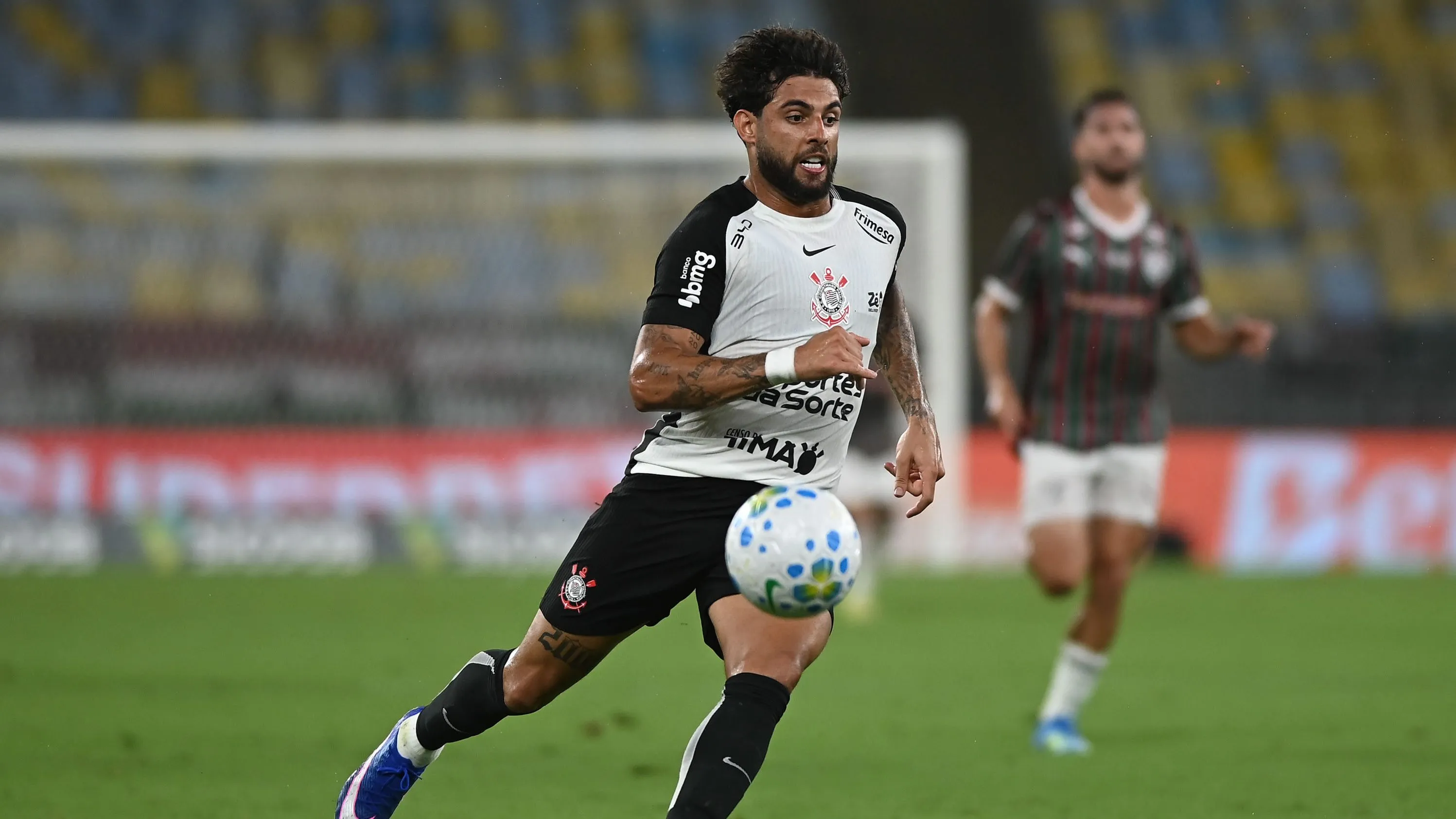 Yuri Alberto foi poupado das críticas de Neto após a derrota para o Fluminense –  Foto: Jayson Braga/AGIF