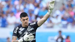 Gabriel Brazão em ação pelo Santos.