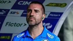 Joao Martins auxiliar-tecnico do Palmeiras durante partida contra o Santos no estadio Arena Allianz Parque pelo campeonato Brasileiro A 2025. Foto: Fabio Giannelli/AGIF