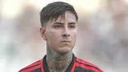 Pulgar jogador do Flamengo durante partida contra o Botafogo no estadio Engenhao pelo campeonato Carioca 2026. Foto: Thiago Ribeiro/AGIF