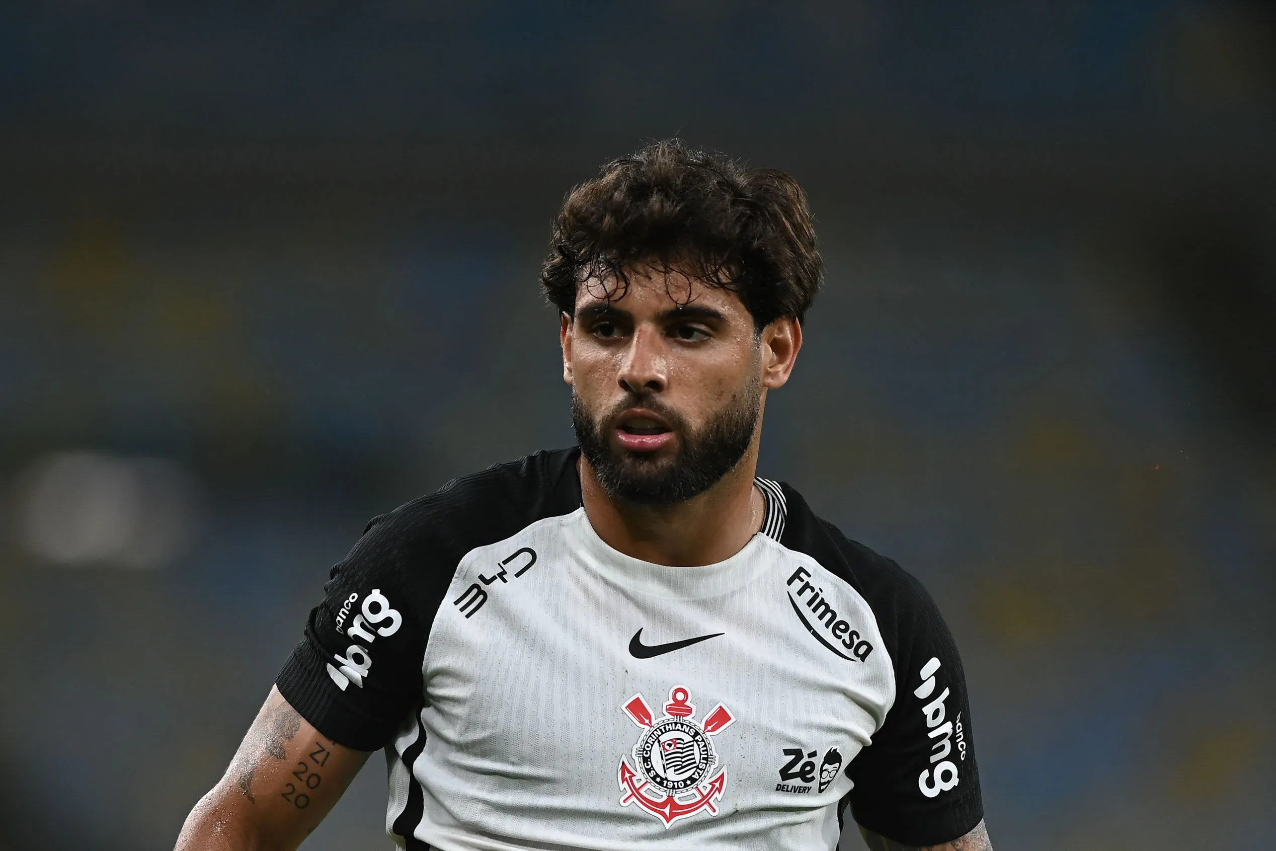 RJ – RIO DE JANEIRO – 01/04/2026 – BRASILEIRO A 2026, FLUMINENSE X CORINTHIANS – Yuri Alberto jogador do Corinthians durante partida contra o Fluminense no estadio Maracana pelo campeonato Brasileiro A 2026. Foto: Jayson Braga/AGIF