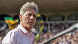 Renato Gaúcho durante partida contra o Grêmio. Foto: Thiago Ribeiro/AGIF